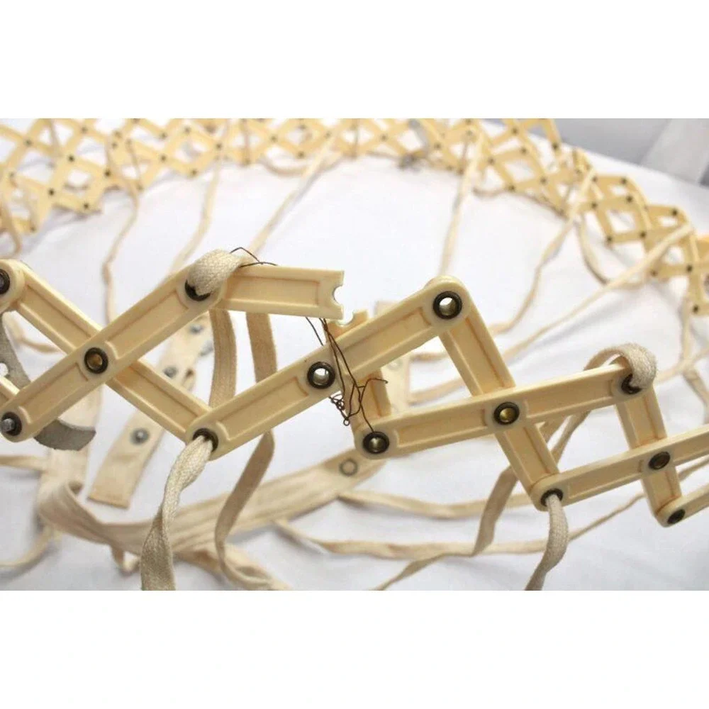 Vintage Collapsible Hoop Skirt Caged Crinoline Frame Belle O' the Ball with Case - Picture 3 of 17